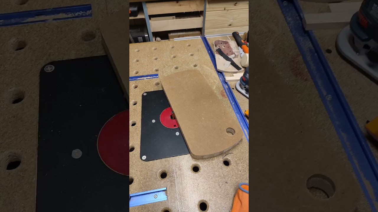 Gabarit pour planche d&eacute;couper/ap&eacute;ro. Ca ne fait que commencer.