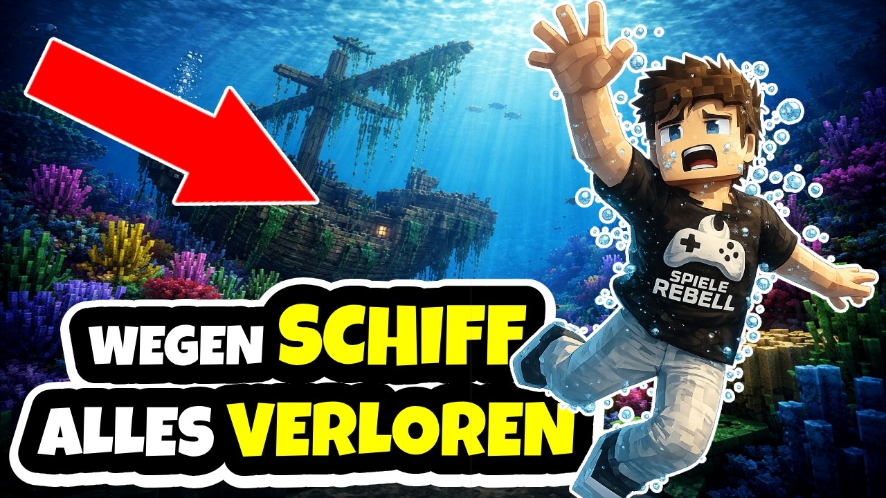 Dieses SCHIFFSWRACK kostet mich ALLES | Minecraft