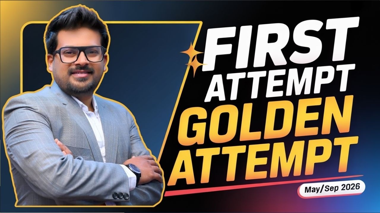 🔥FIRST ATTEMPT - GOLDEN ATTEMPT❓ #incometax #may2026exams #Sep2026exams