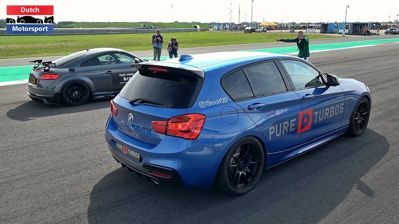 700HP M140i vs 660HP TT RS vs 500HP Speedster vs 480HP Golf R - Drag Race!