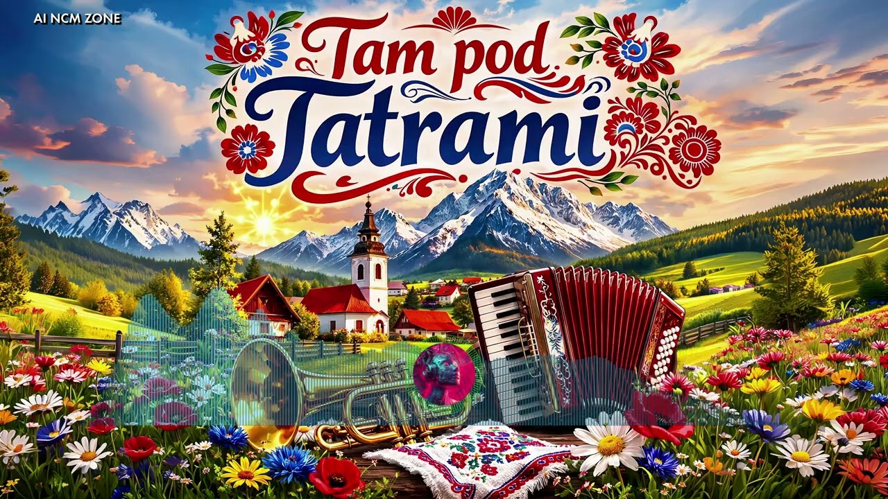 Tam pod Tatrami (Lyrics) | Slovak Folk | AI NCM Zone