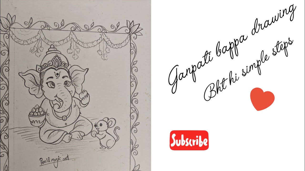 Ganpati bappa drawing #ytshorts #ganesh #ganesha #gjanan #vlogs #viralvideo 