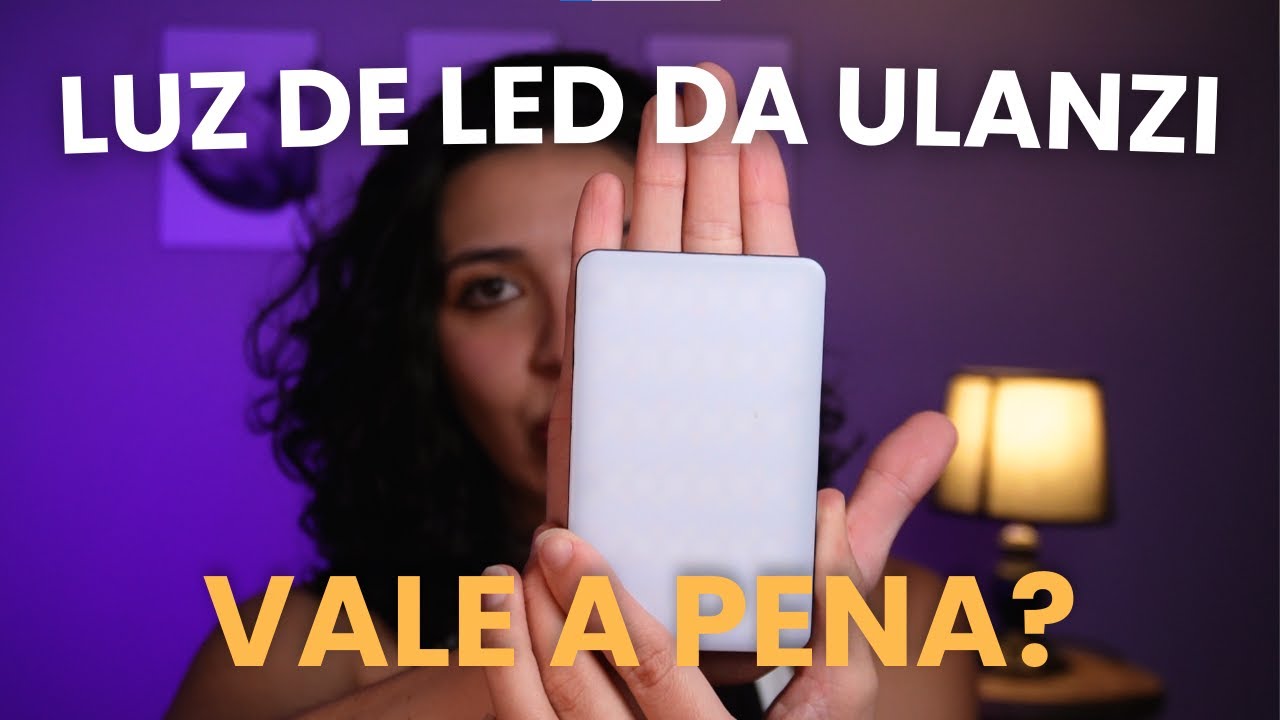 A LUZ QUE TODO CRIADOR PRECISA? Review completo do Led da Ulanzi (mini/compacta)