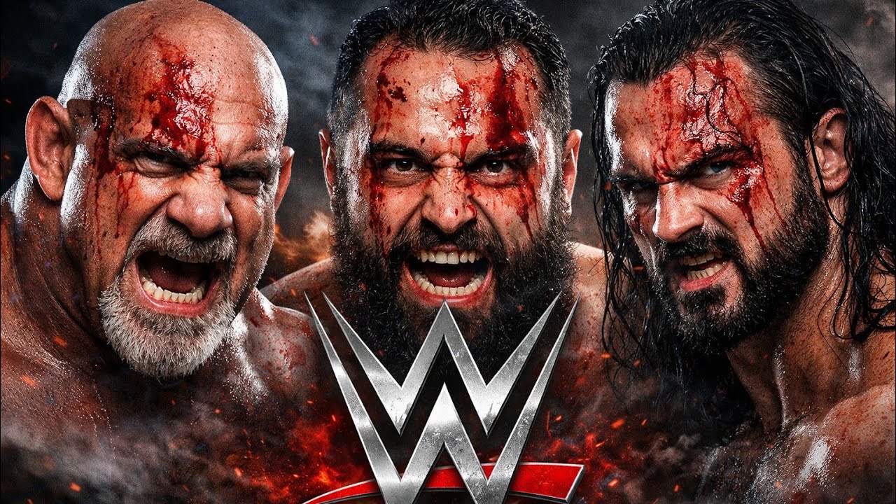 Goldberg vs Drew McIntyre vs Rusev | Brutal Triple Threat Match
