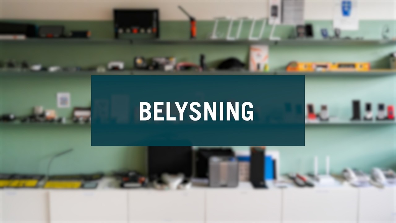 Belysning - IBOS' Hjælpemiddeludstilling