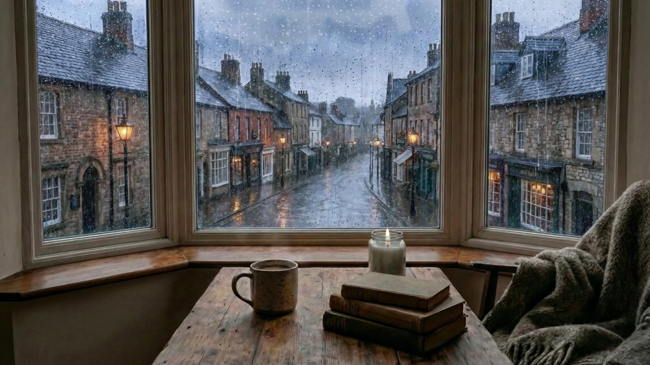 Regen am Fenster 🌧 2 Stunden Entspannung & Fokus | 4K