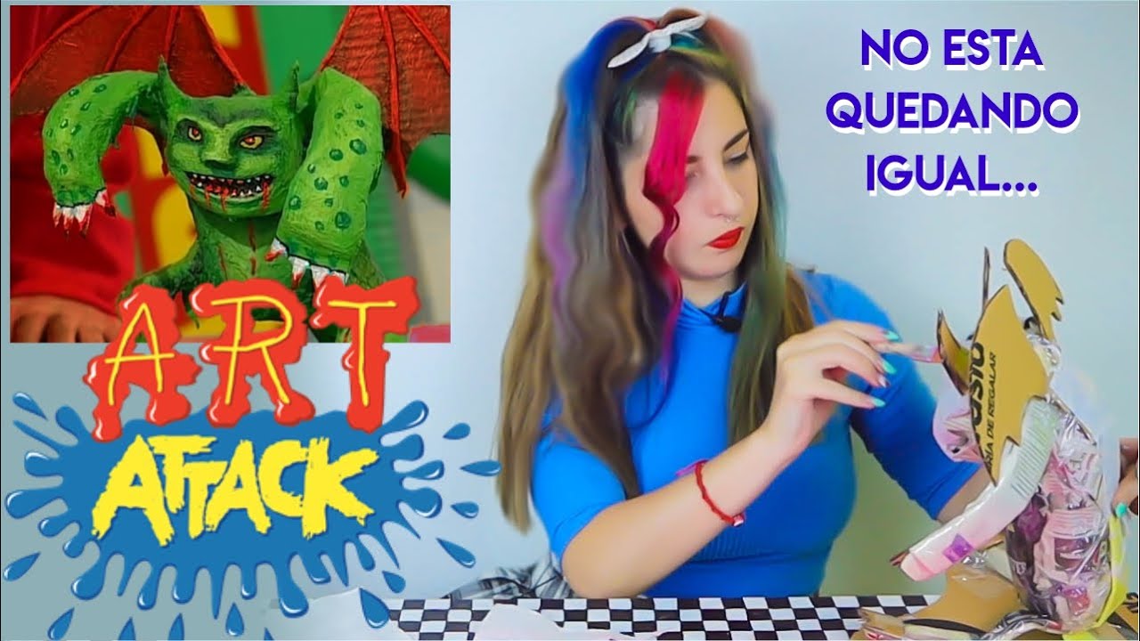 SEGUÍ un TUTORIAL de ART ATTACK 🌈 He creado un monstruo... / Ann Attack