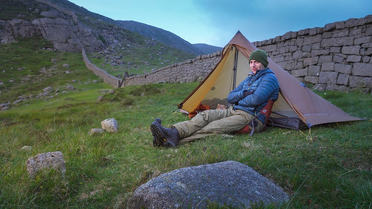 I DITCHED the Plan to Salvage this Camp! Wild Camping in the Mourne Mountains Nothern Ireland