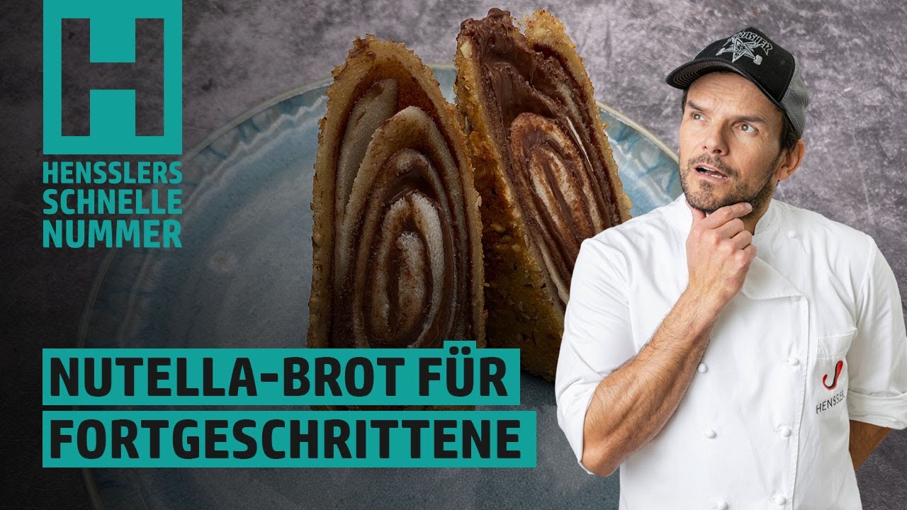 Schnelles Nutellabrot für Fortgeschrittene Rezept von Steffen Henssler