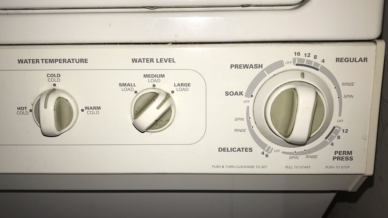 Kenmore Laundry Center Regular Cycle (load of my friend's clothes)