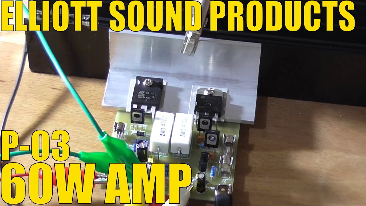 Elliott Sound Products 60W Amplifier: TEST!