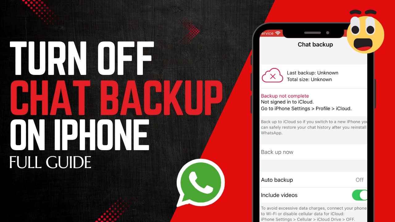How to Disable Chat Backup on WhatsApp for iPhone