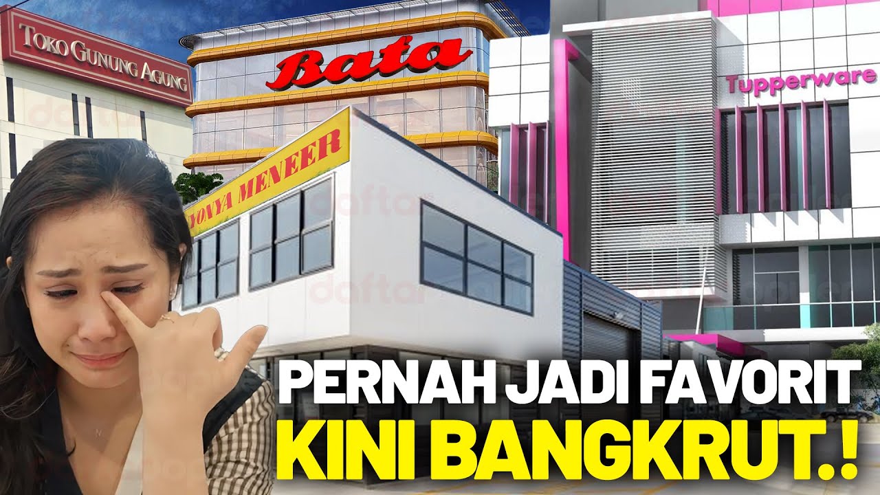 Korban Kejamnya Bisnis, 10 Perusahaan Besar di Indonesia Bangkrut.! Menyebabkan Karyawan Terlantar
