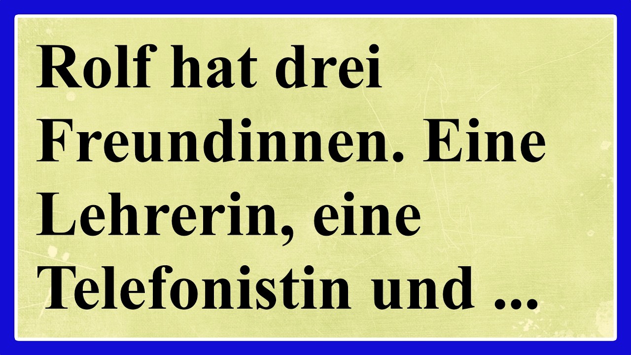 Rolf hat drei Freundinnen... 😂😂😂 Die BESTEN deutschen Witze – Kompilation! 😂