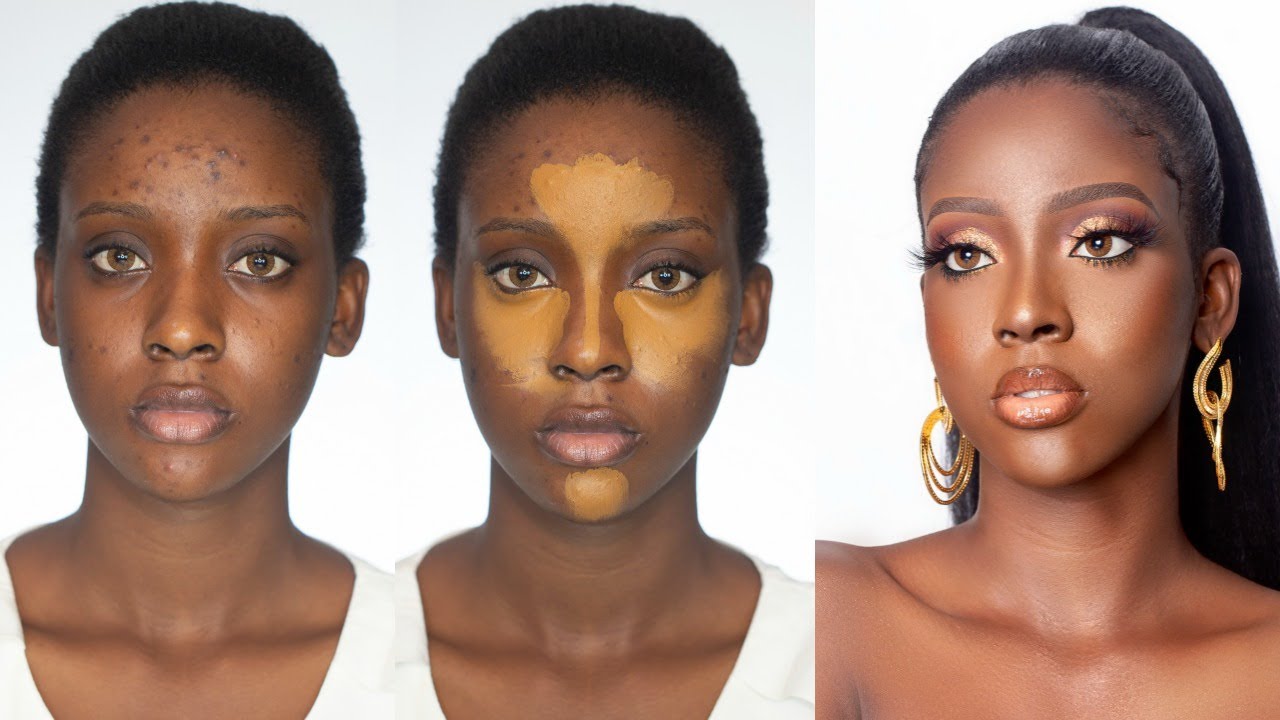 MELANIN MAKEUP TRANSFORMATION