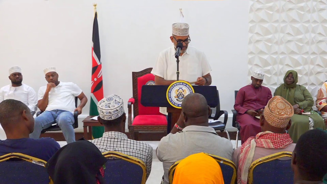 LIVE: Governor Abdulswamad Shariff Nassir meets residents of Kwa Bullo, Kadzandani