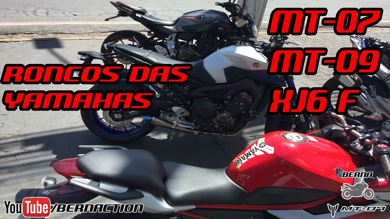 TESTE: MT-07 vs MT-09 vs XJ6 F - Qual a diferença da 2 cilindros vs 3 cilindros vs 4 cilindros?