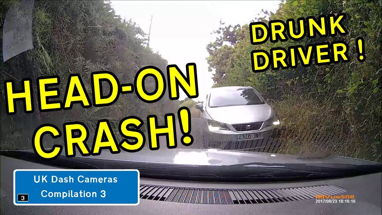 UK Dash Cameras - Compilation 3 - 2018 Bad Drivers, Crashes + Close Calls