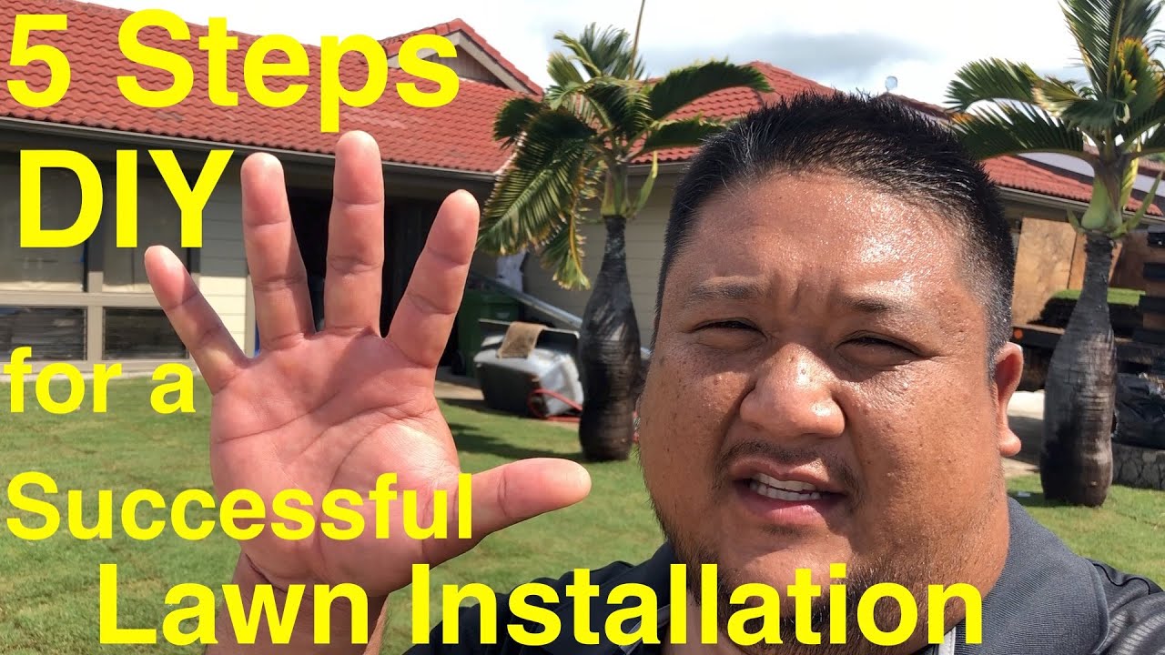 DIY; 5 Steps to Installing the Lawn of your Dreams!