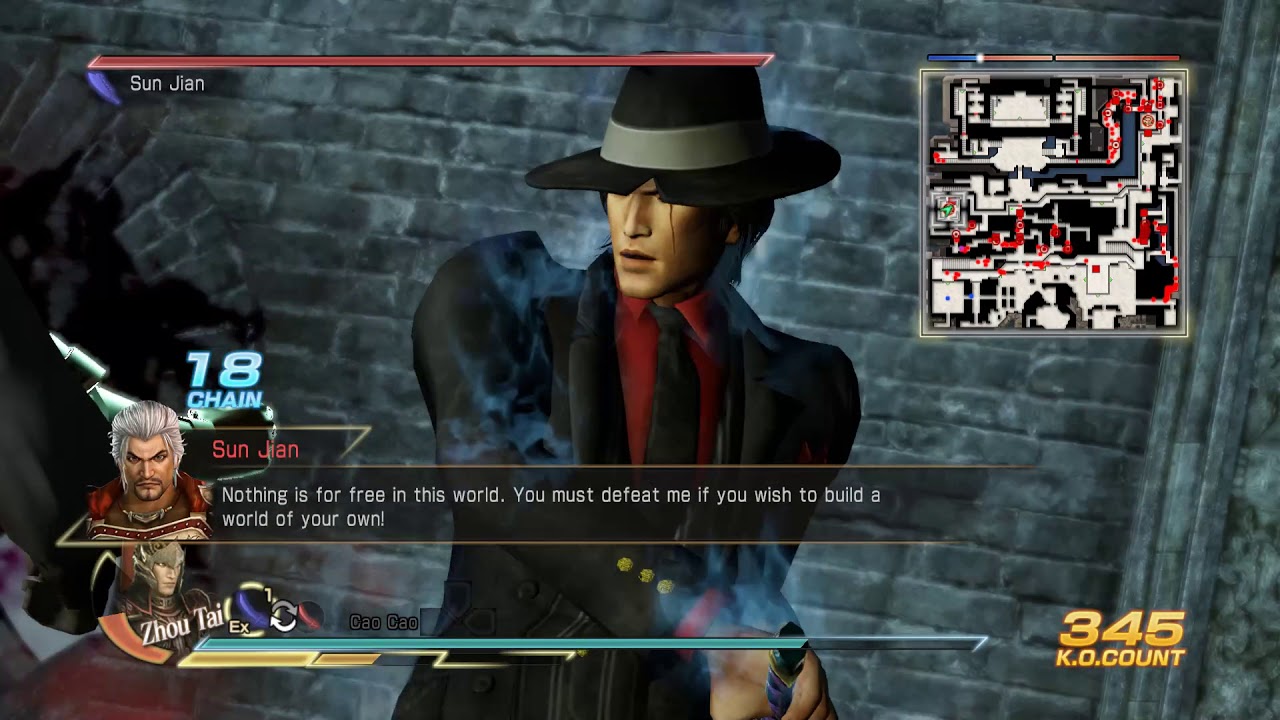 Dynasty Warriors 8 Xtreme Legends: Zhou Tai in Battle Royal DLC (Hard mode)