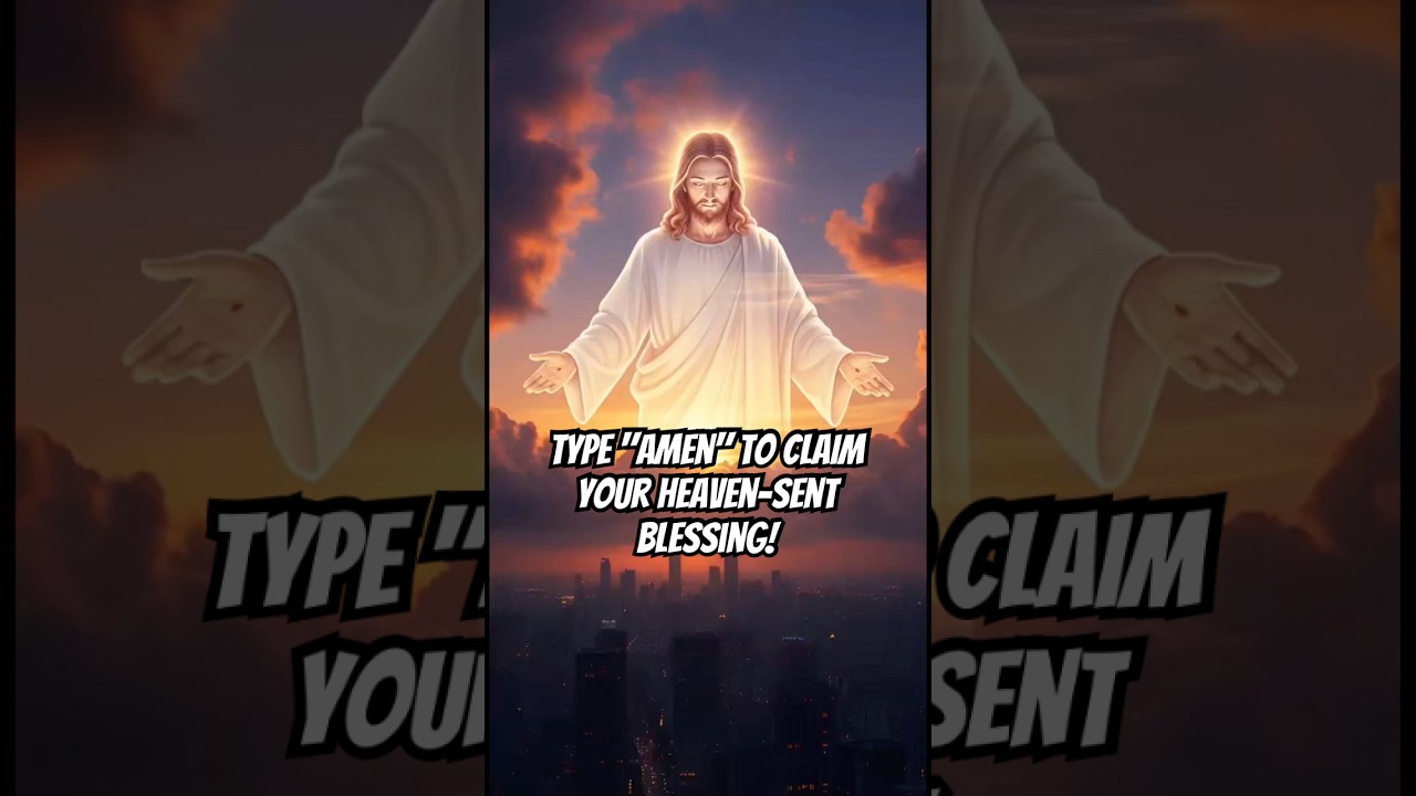 DON'T SCROLL! God is sending a blessing directly to YOU. 🙏 #shorts #jesus #hope