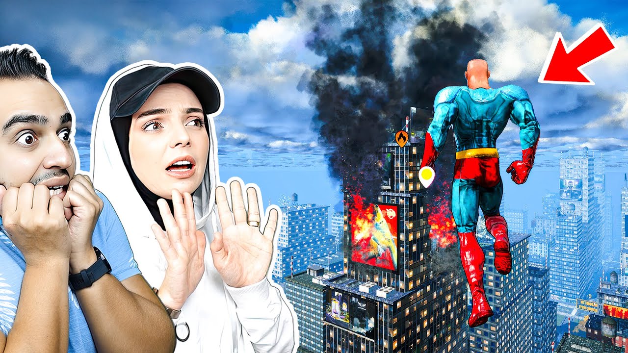 SÜPER KAHRAMAN OLDUK VE YANAN ŞEHRİ KURTARDIK!😱🔥