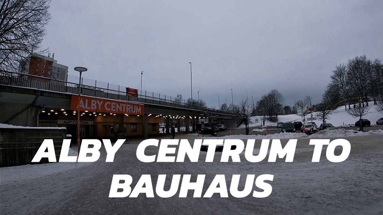 Alby Centrum to Bauhaus morning walk | Earth Walks