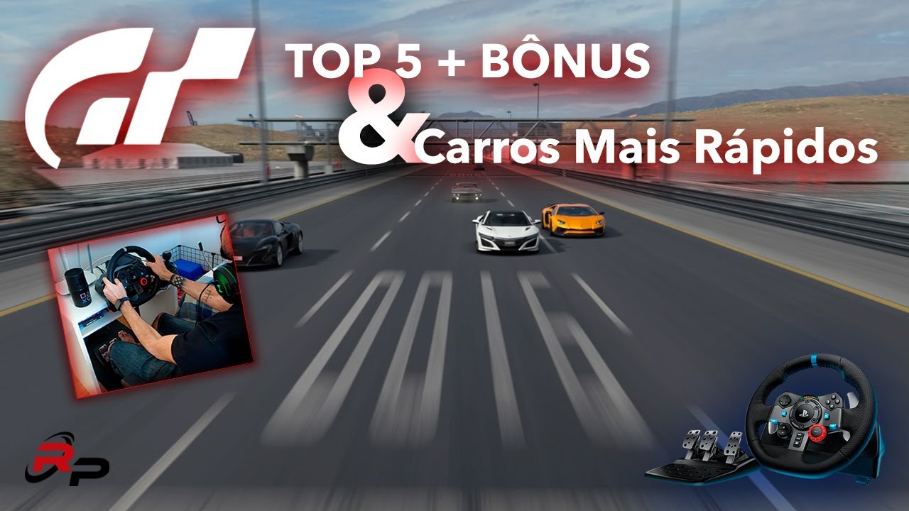 Gran Turismo Sport - Top 5 carros mais rápidos!! 654km/h?!?!