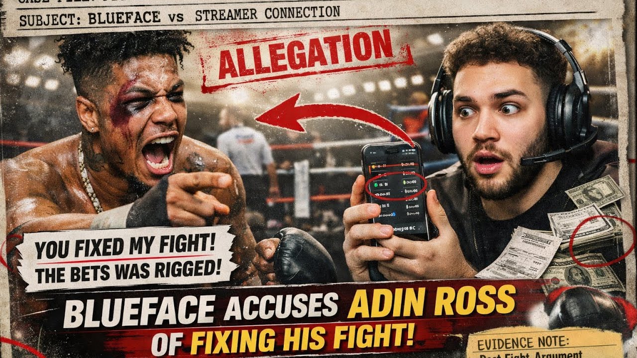 BLUEFACE CALLS OUT ADIN ROSS FOR FIXING THE FIGHTS: BLUEFACE SAYS HE WAS CHEATED