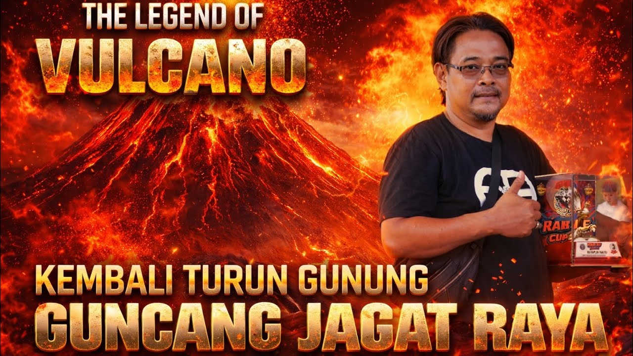 Murai batu. THE LEGEND OF VULCANO KEMBALI TURUN GUNUNG. SIAP GUNCANG JAGAT RAYA 