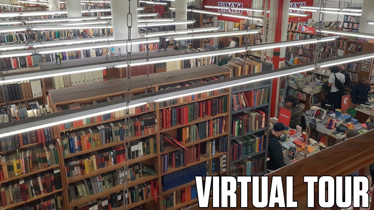 Virtual Tour of The Strand Bookstore | 18 Miles of Books in NYC