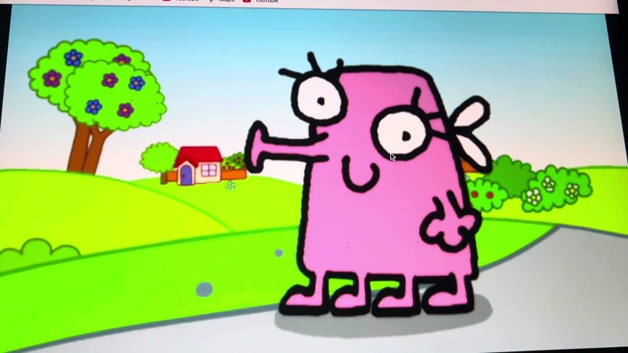 Fluffy gardens - George the mean yellow dog and the silly mosquito