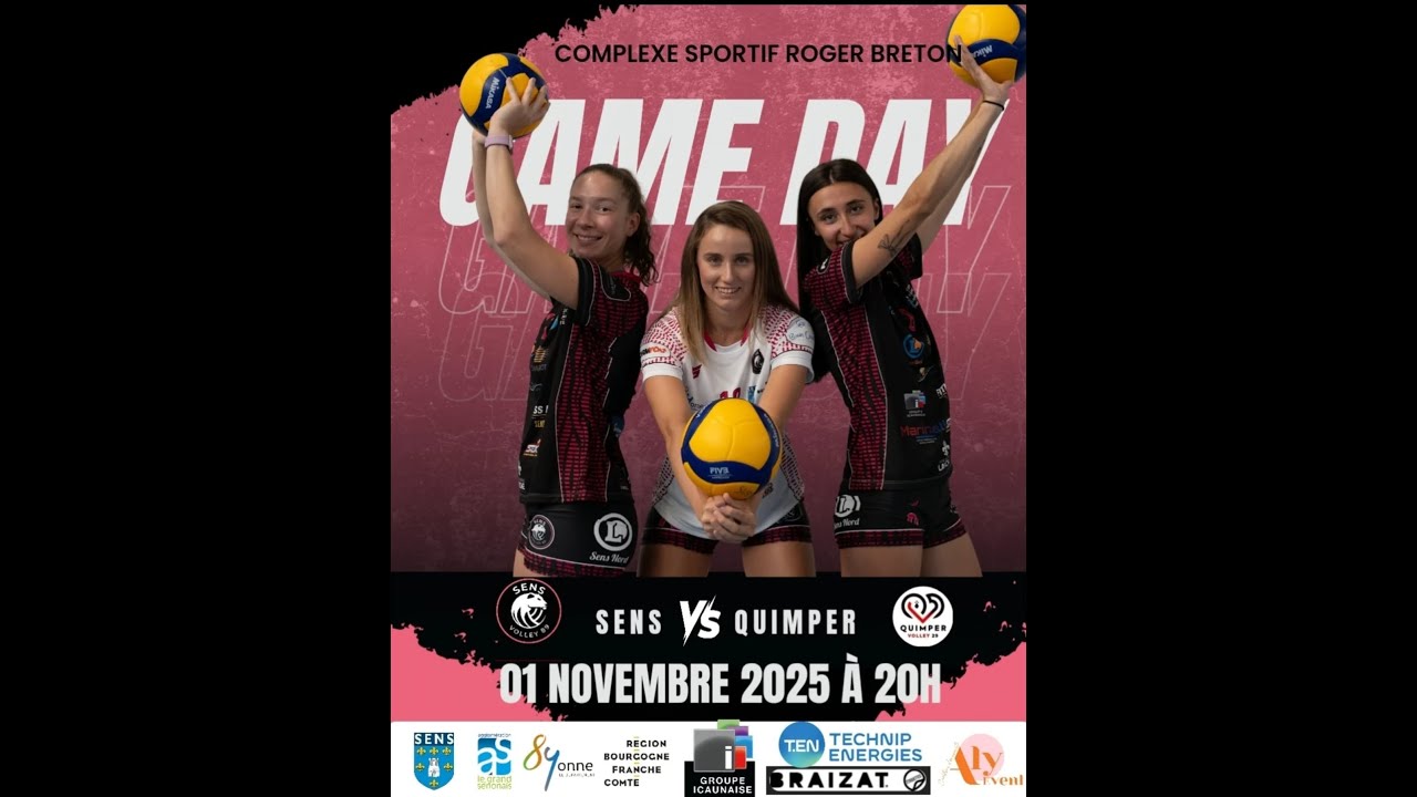 Match de Volley 2025 : Sens vs Quimper