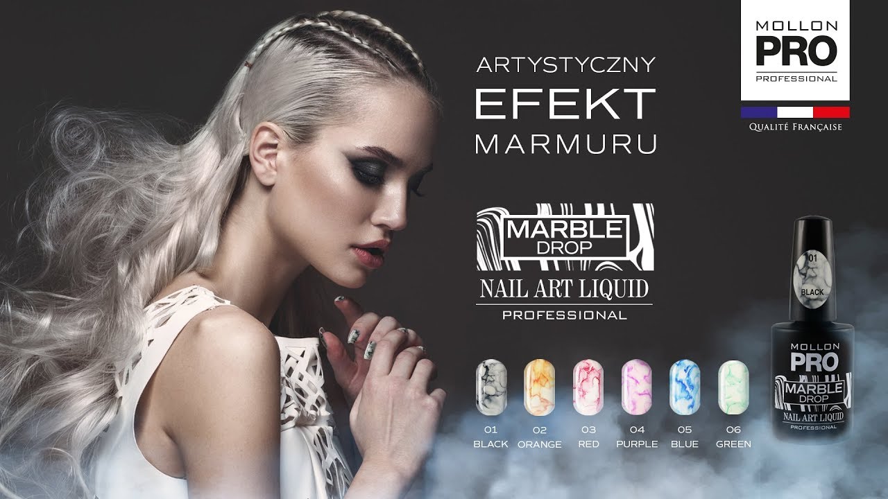 Marble Drop Nail Art Liquid - płyn koloryzujący Mollon PRO