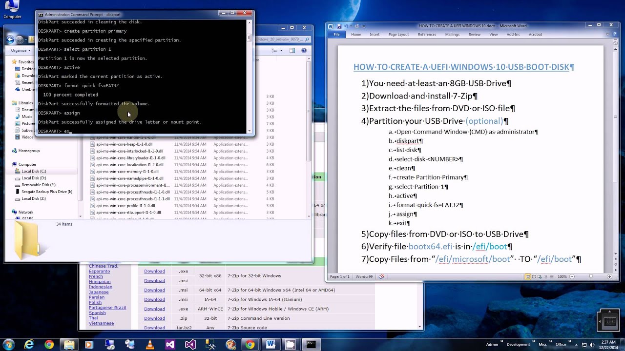 USB UEFI Boot - How to Create a Win10 UEFI USB Boot Disk