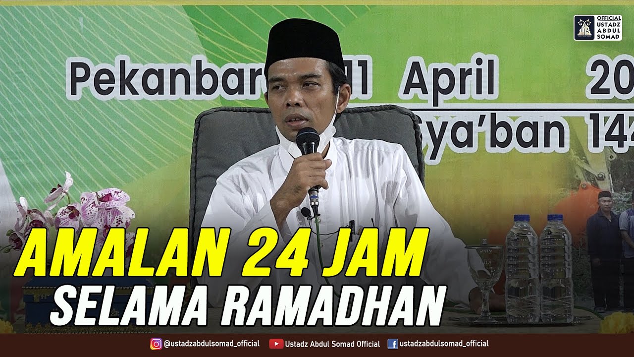 AMALAN 24 JAM SELAMA RAMADHAN | Kajian Maghrib Masjid Baitul Ikhlas, Handayani, Pekanbaru 11.4.2021