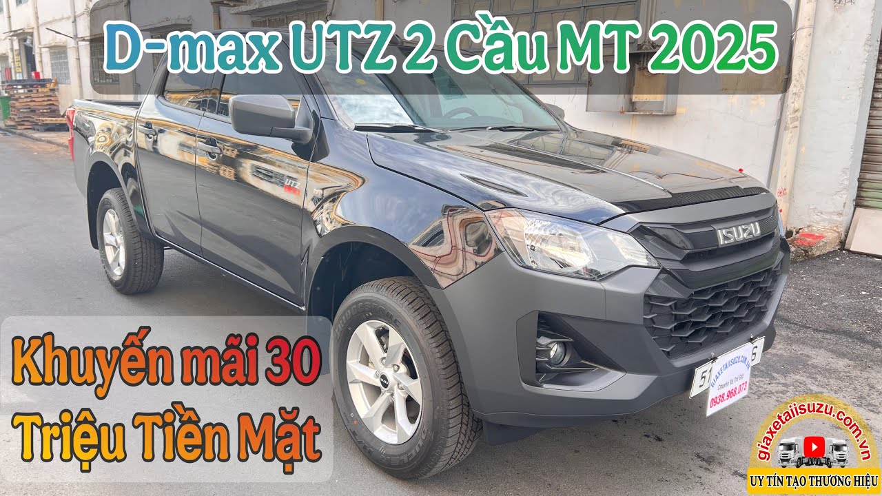 Giá Xe Isuzu Dmax UTZ 800 Hai Cầu Số Sàn 2025 | Lăn Bánh Isuzu D-Max 2025