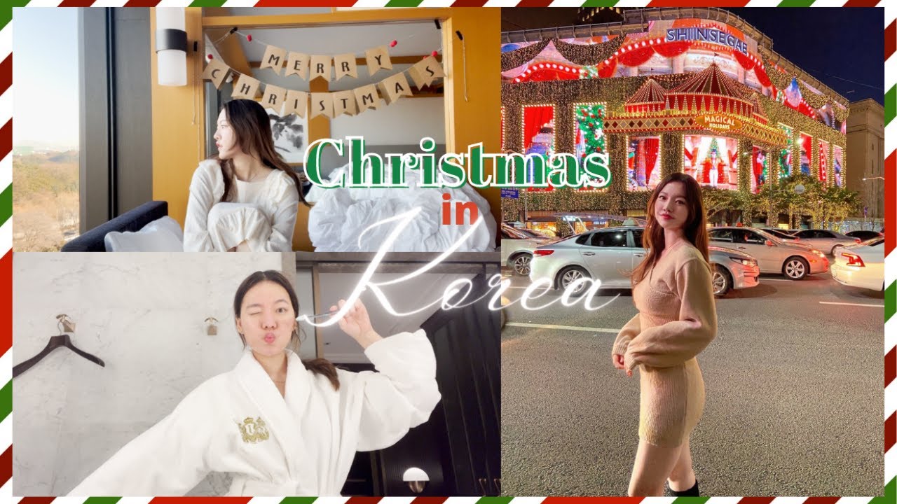 Christmas in Korea 🎄🎁| hotel hopping in seoul | chosun palace, grand hyatt, aloft
