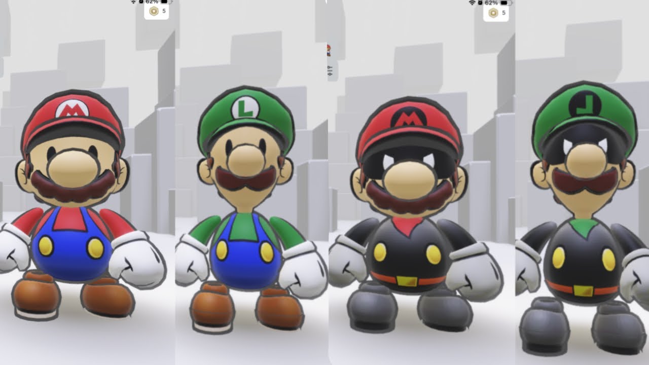 How to make paper Mario, Luigi, Mr. M, and Mr. L, in Roblox