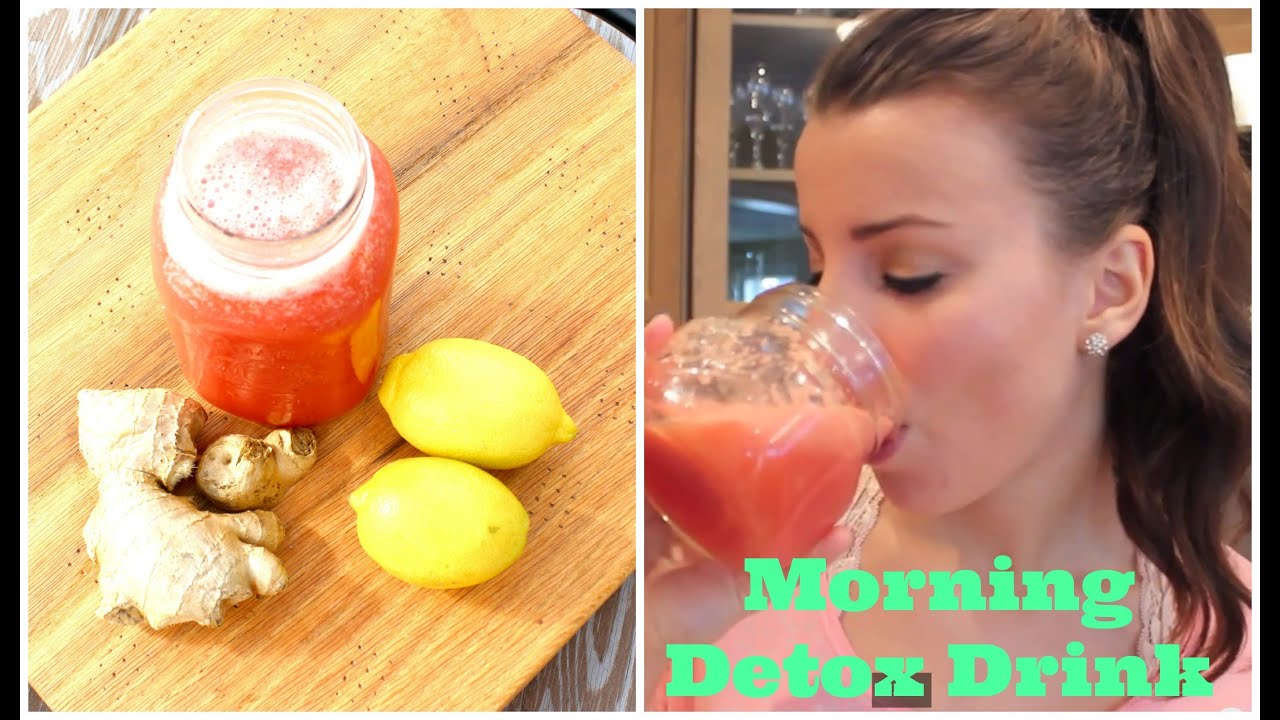 Watermelon Ginger Detox Drink: Morning Cleanse