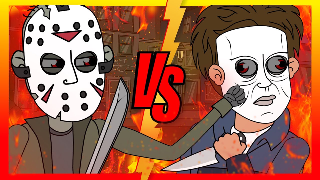 Jason Voorhees vs Michael Myers PART 2 (Horror Parody Animation)
