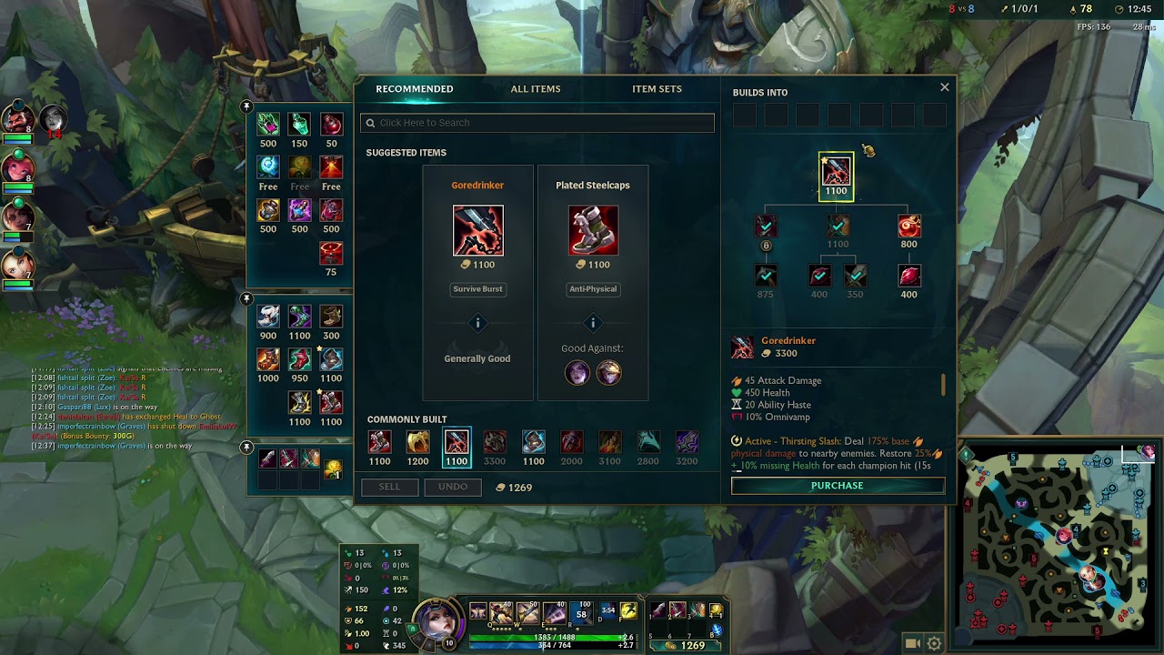 Fiora Top Lane Gameplay!!! Season 12!! No Commentary!!