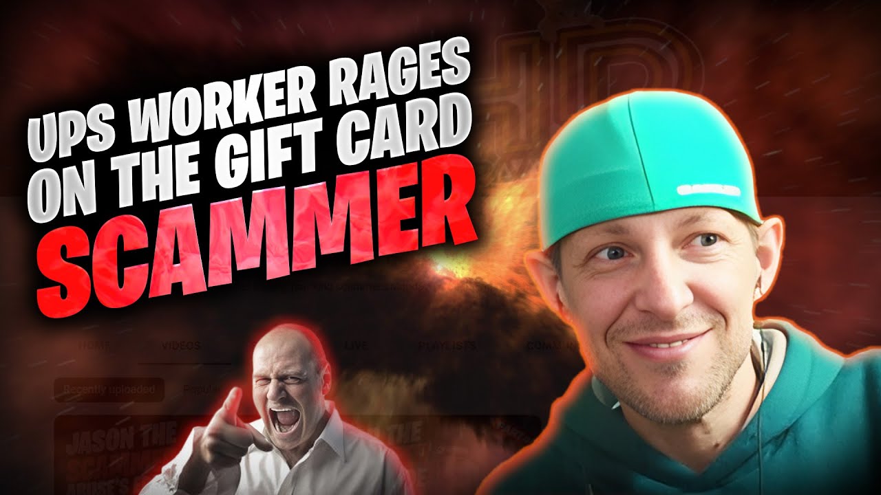 UPS employee identified & rages on gift card scammers!