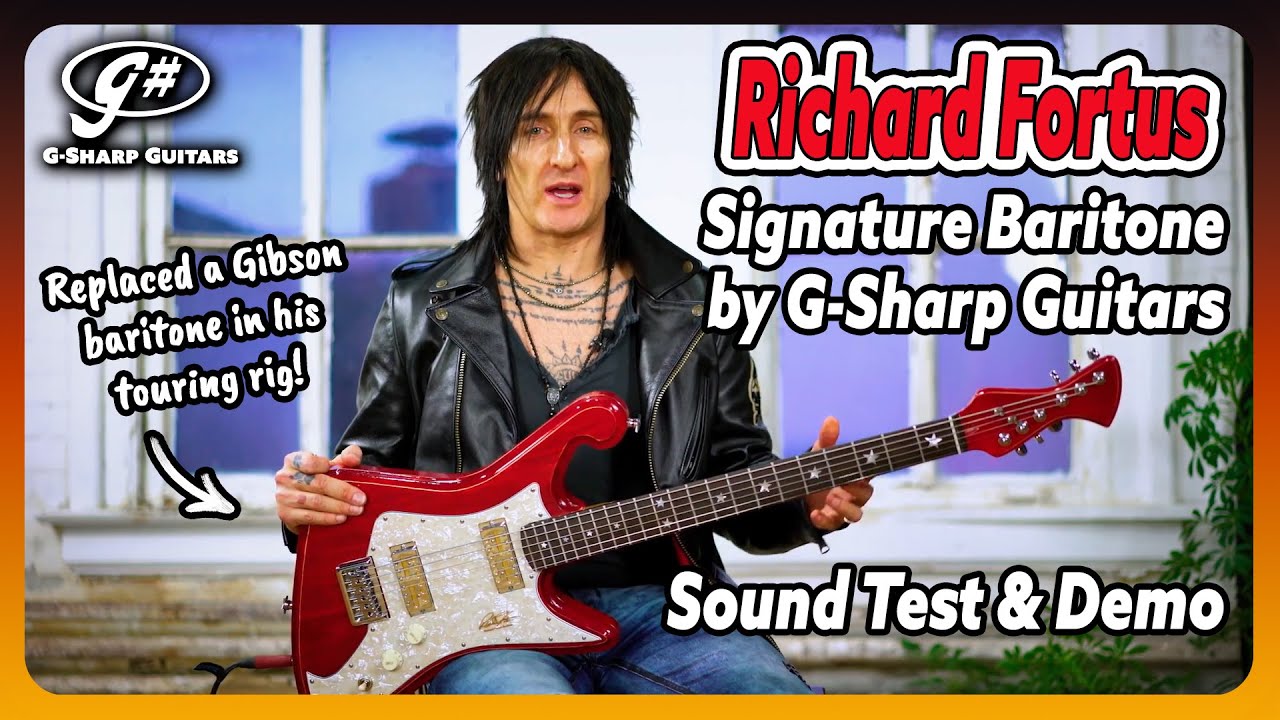 Richard Fortus (Guns N’ Roses) Signature Baritone by G-Sharp Guitars | Demo & Sound Test
