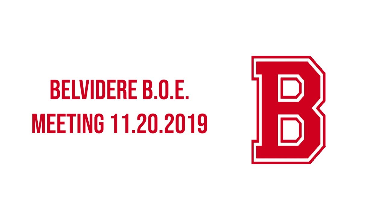 B.O.E. Meeting 11.20.2019