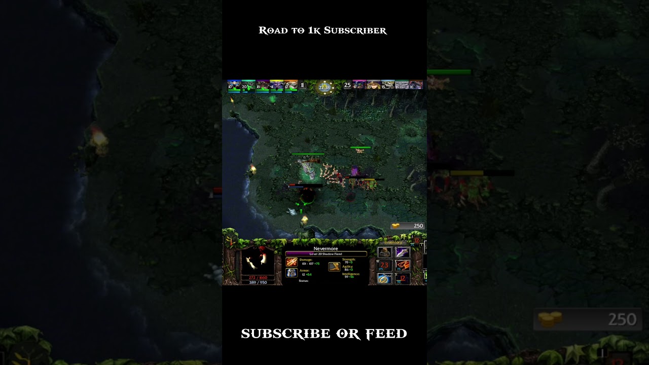 Shadow Fiend High Skill  #iccupdota #dota2 #dota1 #gaming #wodota #atinad #iccup #gameplay