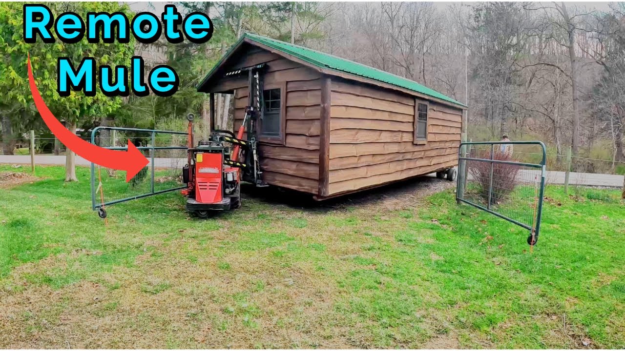 Remote Mule Cabin Delivery: 14x24 Rustic Cabin