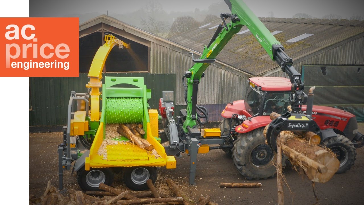 Heizohack 14-860 KTL Drum Wood Chipper - AC Price Engineering (HD)