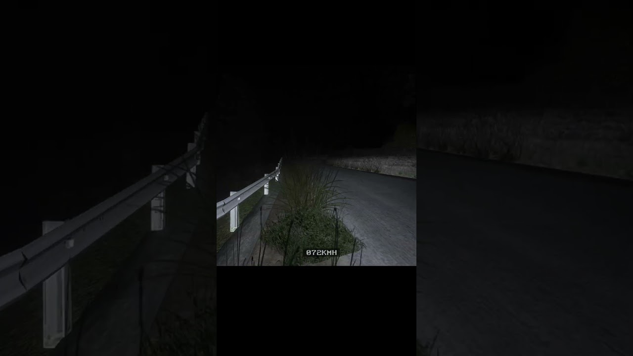 Night Touge Run on a stock car