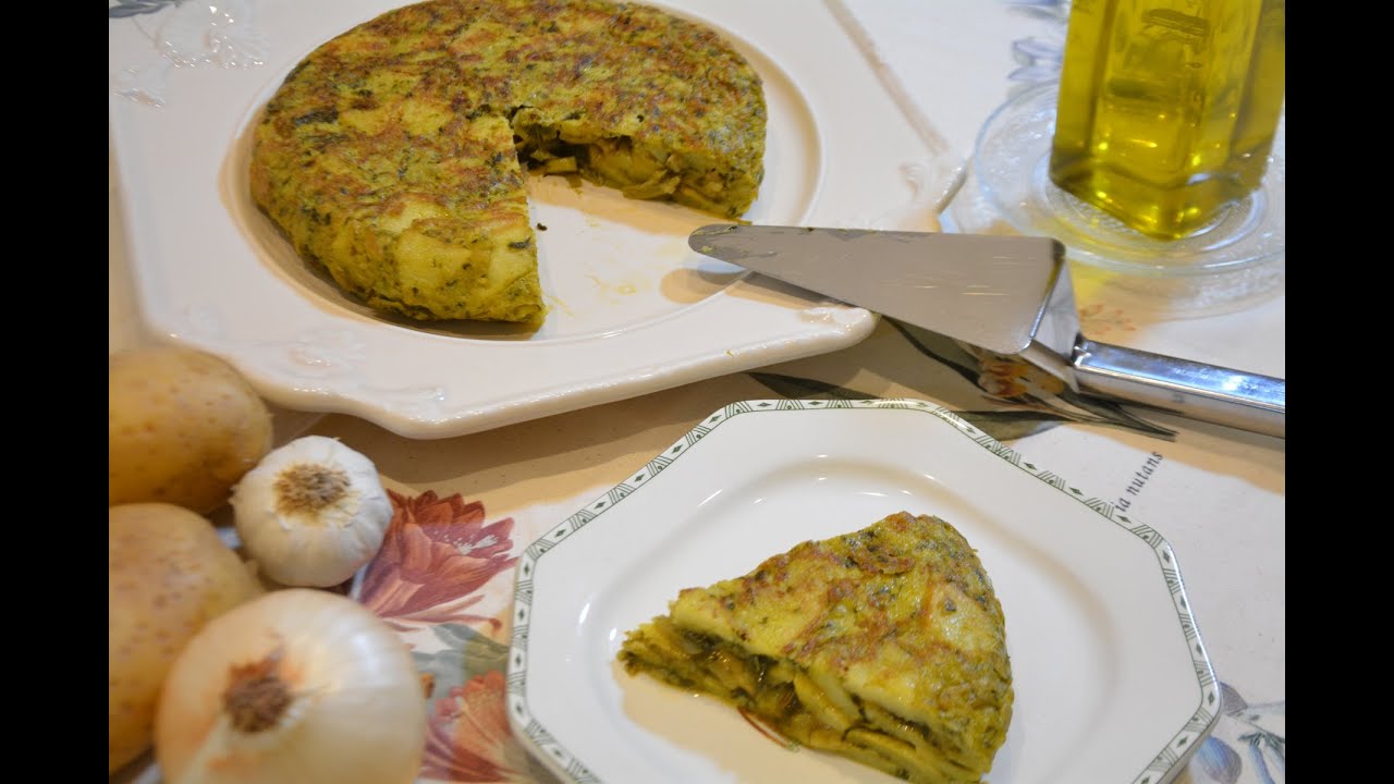 Tortilla de patatas con grelos. ¡Cuando la pruebes no podrás dejar de repetir! Los tuppers de mamá.